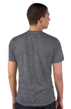 Load image into Gallery viewer, Heather Grey T-shirt || Turquoise Pocket