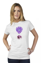 Load image into Gallery viewer, Cellephant T-shirt || White Cotton SS Print