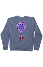 Load image into Gallery viewer, &quot;Cell-ephant&quot; Independent pigment dyed crew neck -- BLUE