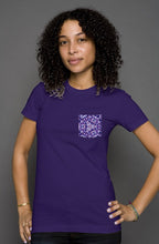 Load image into Gallery viewer, Women&#39;s Purple S/S T-shirt || Purple-P Pocket