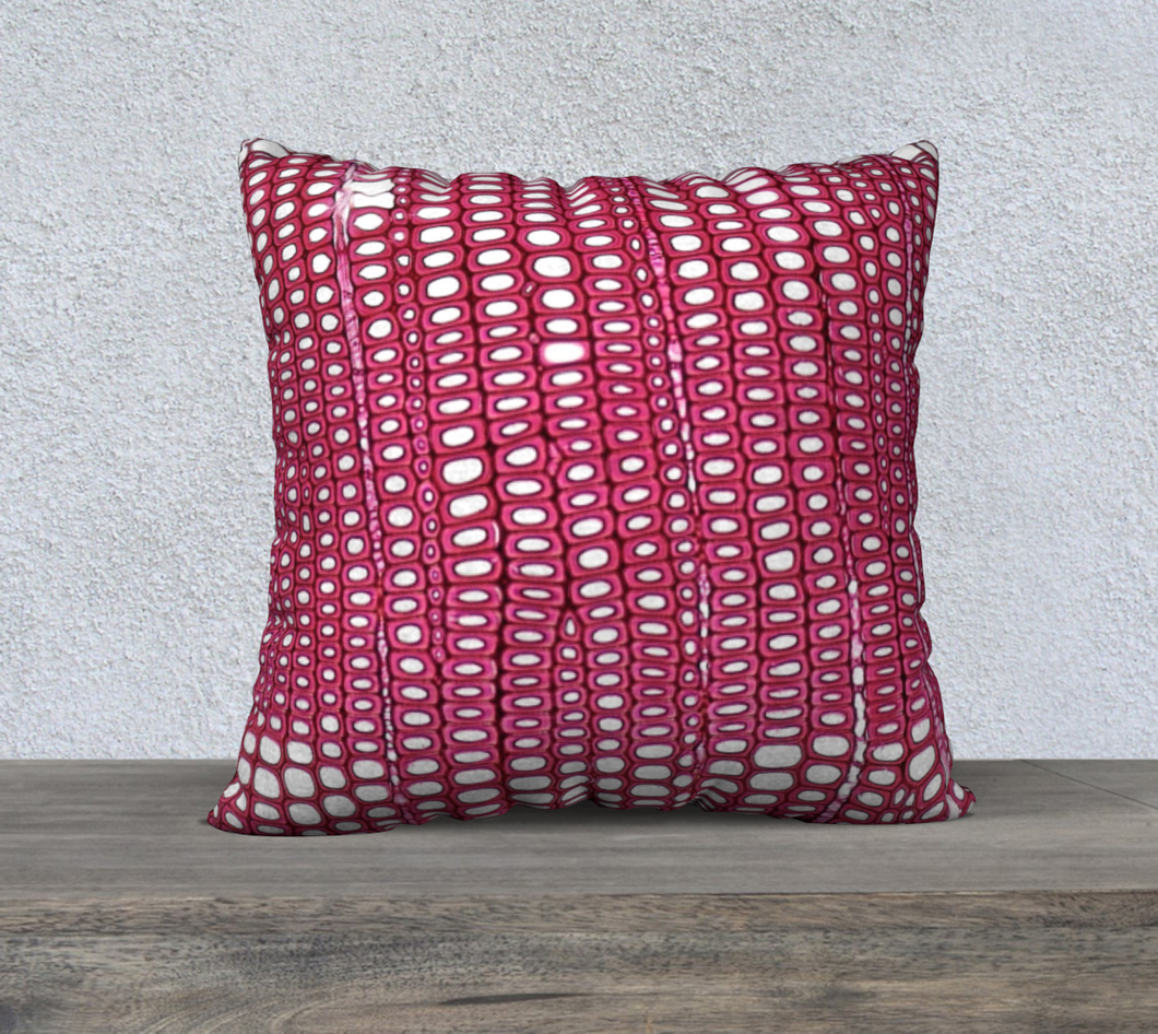 Pink Link Plant Cell Pillow Case