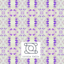 Load image into Gallery viewer, Heather Purple Tee || White-P Pocket