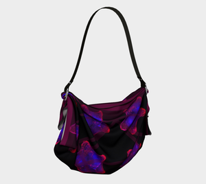 "Pink Stars At Night " Origami Tote