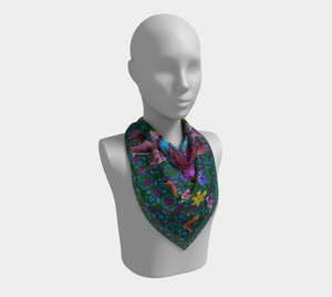 "Elephant In The Room" || Floral, Hot Air Ballon Scarve